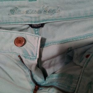 AE mint color skinny jeans 😍😍